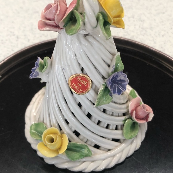 Other - 🌸 Vintage Hand Crafted Italian Porcelain Bell 🌸